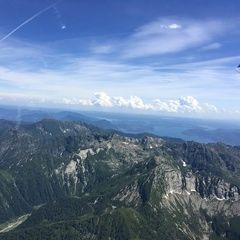Flugwegposition um 13:38:16: Aufgenommen in der Nähe von 28857 Santa Maria Maggiore, Verbano-Cusio-Ossola, Italien in 2817 Meter